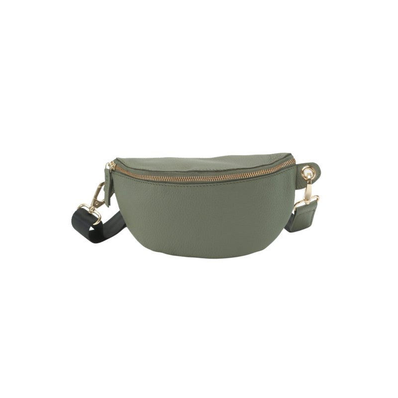 Rivet and Burr Half Moon Chest Bag/Fanny Pack with Removable Strap RB136 - Bundle Bus