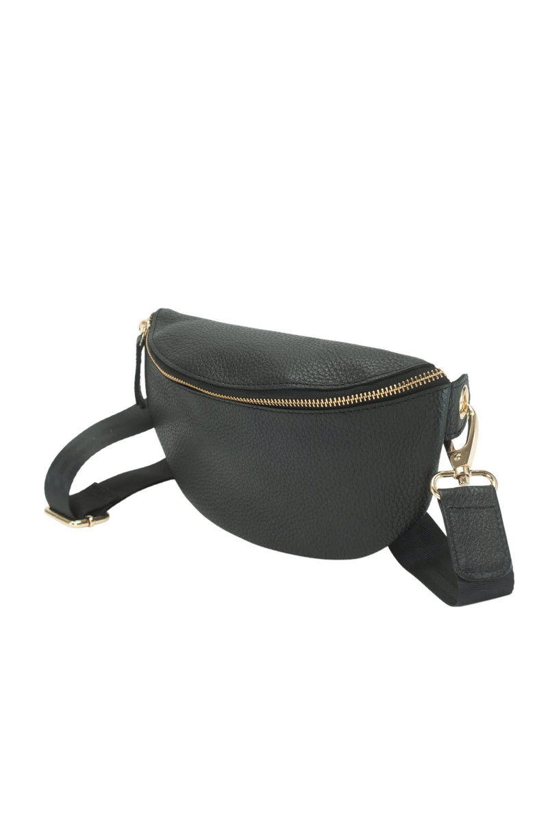 Rivet and Burr Half Moon Chest Bag/Fanny Pack with Removable Strap RB136 - Bundle Bus