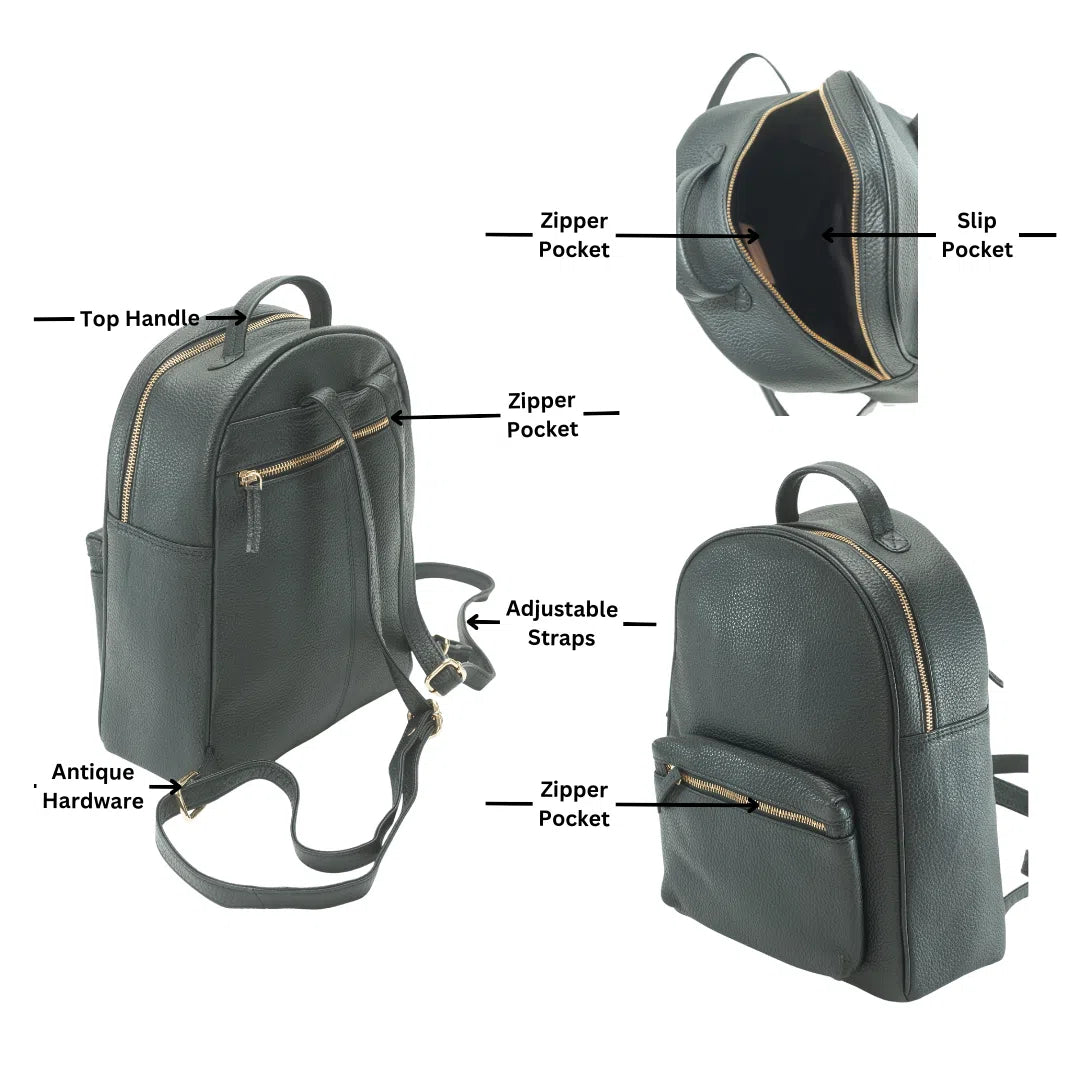 Rivet and Burr Ladies Large Minimalist Backpack RB141 - Bundle Bus