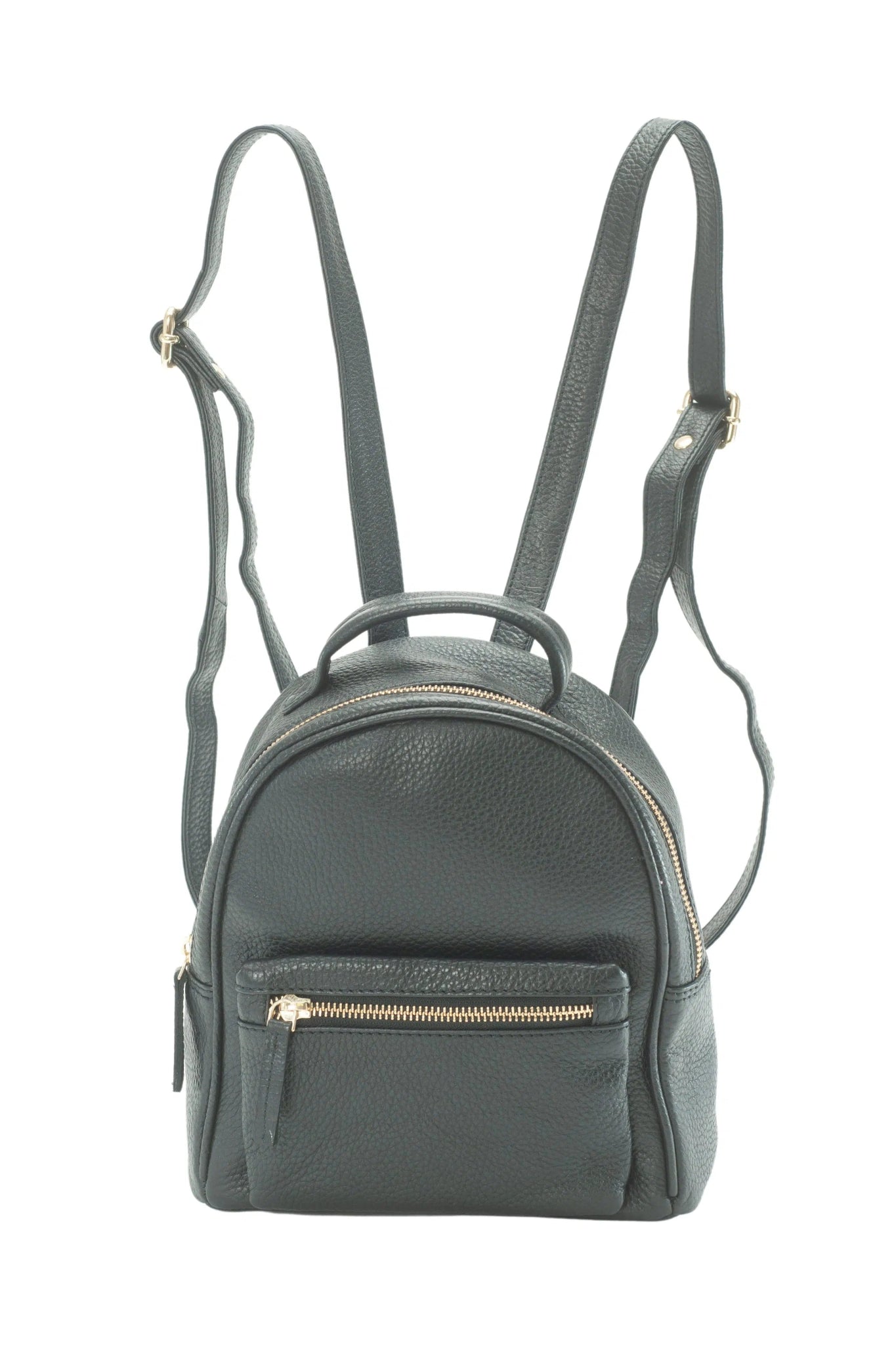 Rivet and Burr Small Leather Minimalist Backpack RB140 - Bundle Bus