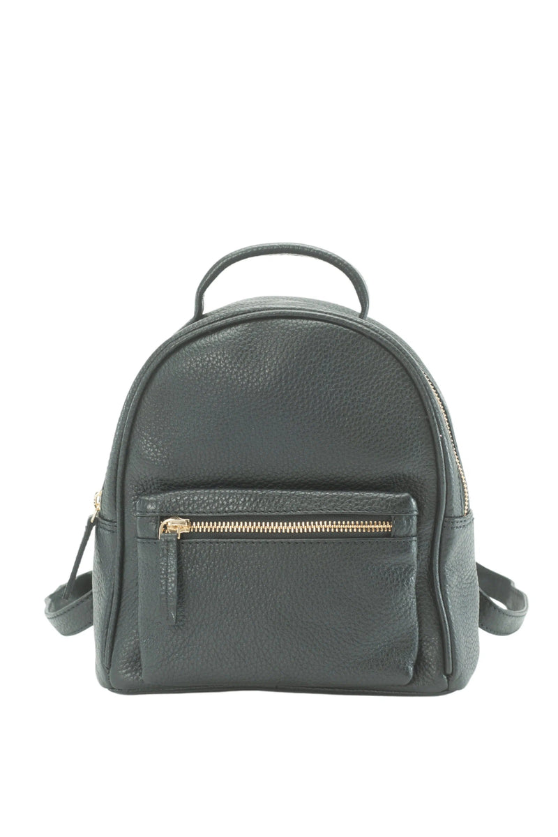 Rivet and Burr Small Leather Minimalist Backpack RB140 - Bundle Bus