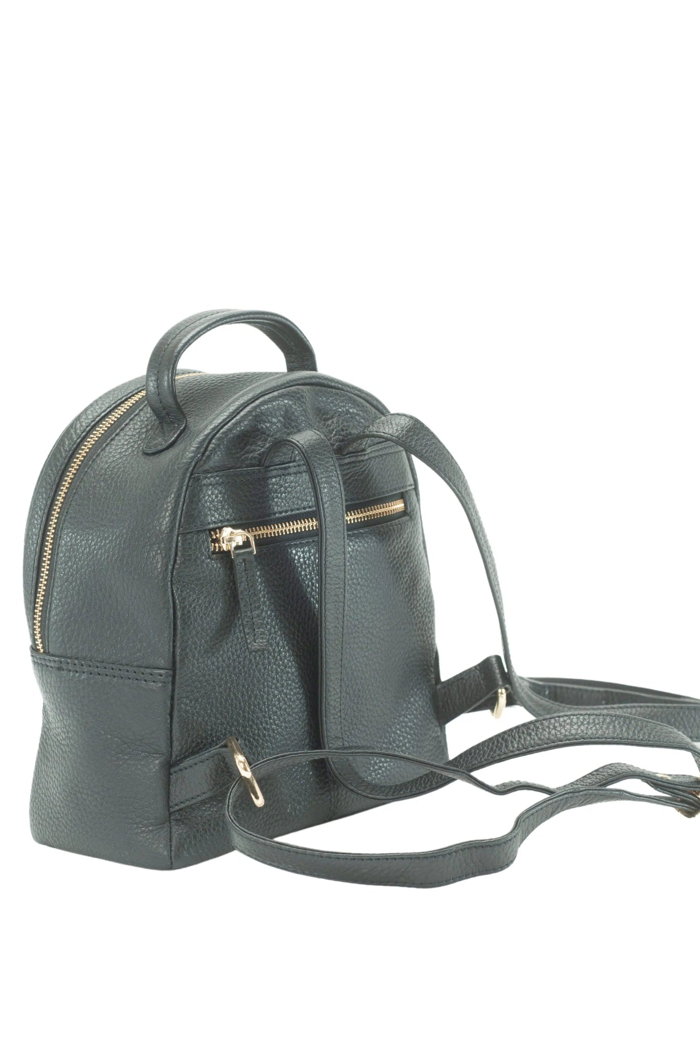 Rivet and Burr Small Leather Minimalist Backpack RB140 - Bundle Bus