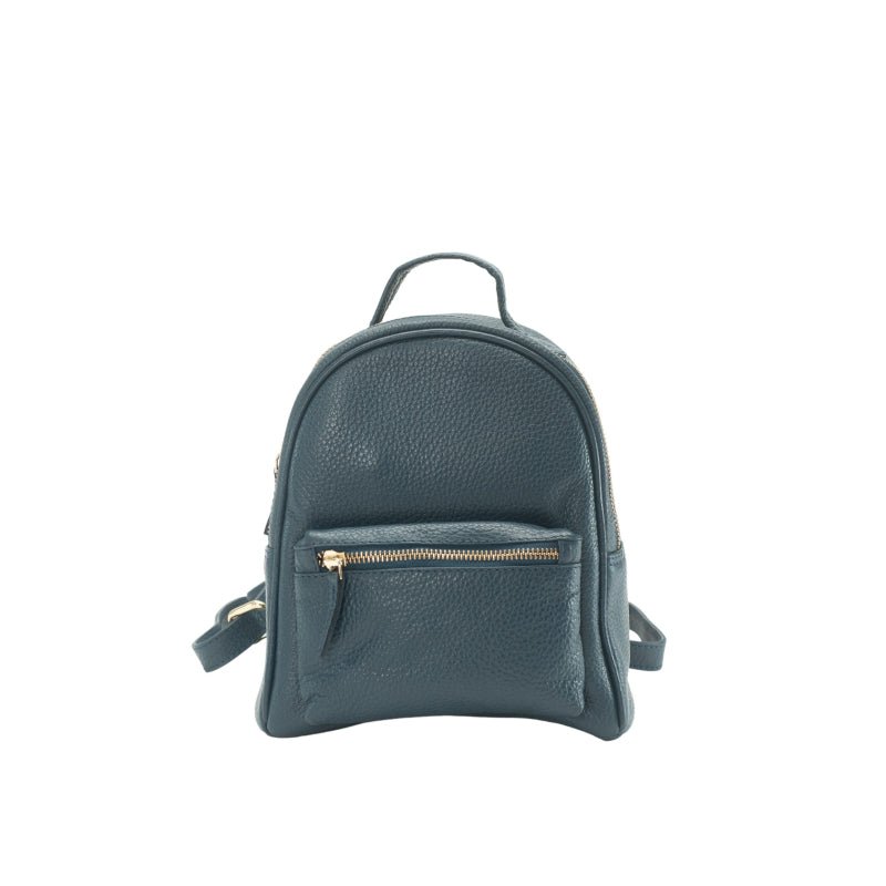 Rivet and Burr Small Leather Minimalist Backpack RB140 - Bundle Bus