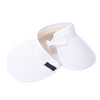 Rollable Solid Color Straw Visor Sun Hat- LFH190114 - Bundle Bus