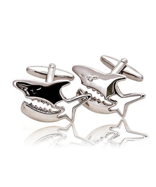 Shark Novelty Cufflink NCL1714 - Bundle Bus