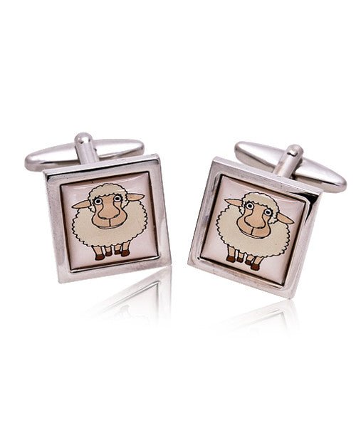 Sheep Novelty Cufflink NCL3626 - Bundle Bus