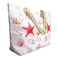 Shells & Starfish Rhinestones Ladies Tote Bag - LTBG1212 - Bundle Bus