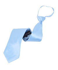 Silk Solid Zipper Tie SSZ1301 - Bundle Bus