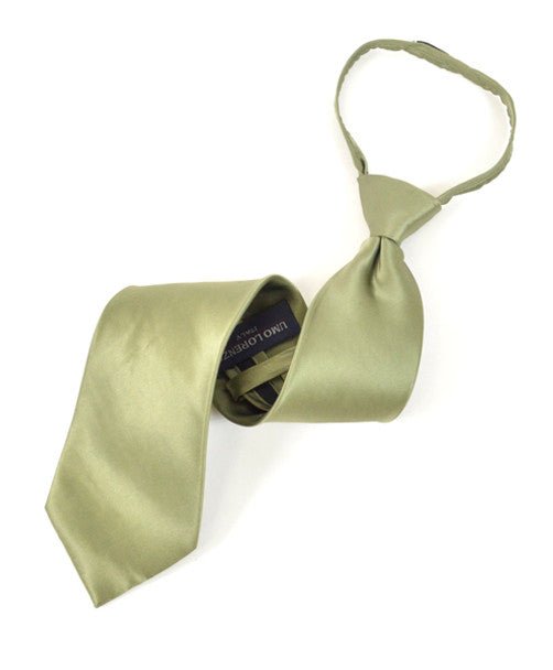 Silk Solid Zipper Tie SSZ1301 - Bundle Bus