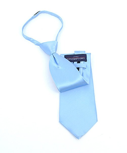 Silk Solid Zipper Tie SSZ1301 - Bundle Bus