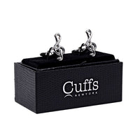 Silver Clef Note Novelty Cufflinks-CL1819 - Bundle Bus