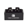 Silver Corner Black Square Target Brass Cufflinks - Bundle Bus