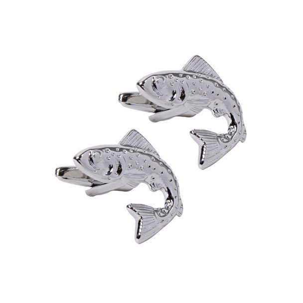 Silver Fish Novelty Cufflinks-CL1822 - Bundle Bus