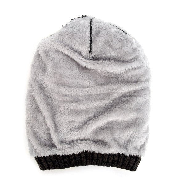 Slouchy Oversized Baggy Winter Beanie Hat - SLK6029 - Bundle Bus