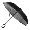 Snow Leopard Double Layer Inverted Umbrella- IUM18088-BK - Bundle Bus