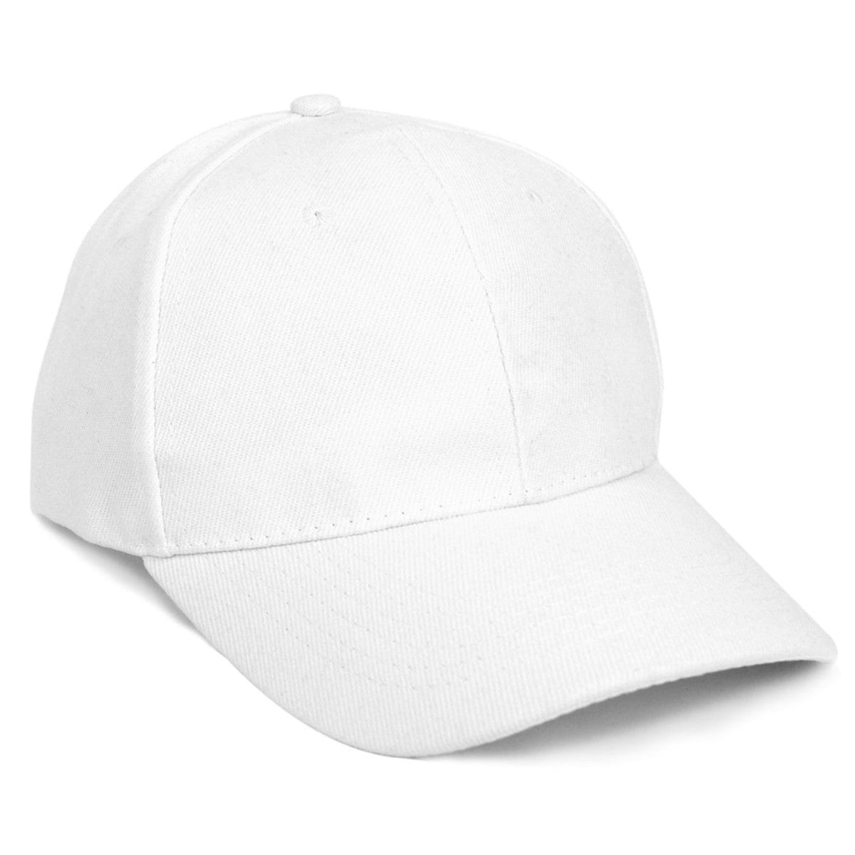 Solid Adjustable Baseball Cap with Velcro Strap - CAP2 - Bundle Bus