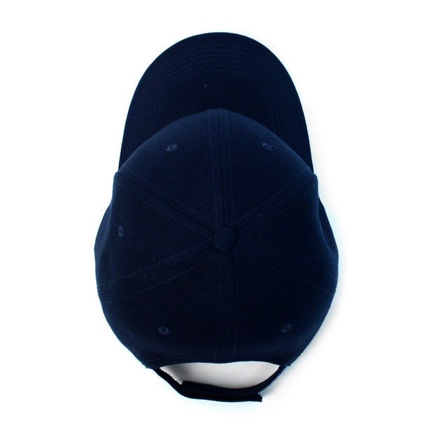 Solid Adjustable Baseball Cap with Velcro Strap - CAP2 - Bundle Bus