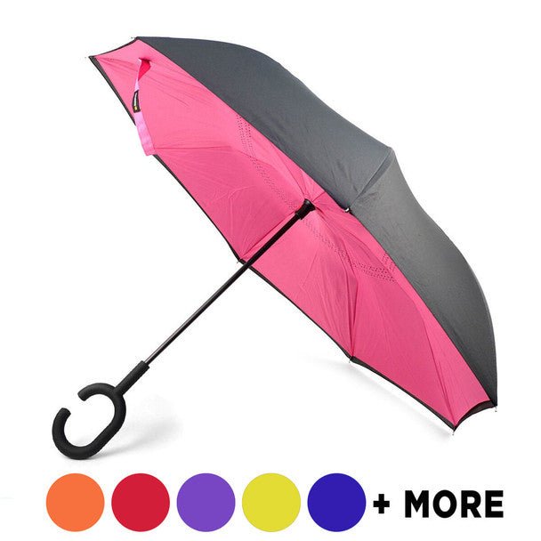 Solid Color Double Layer Inverted Umbrella - UM18055 - Bundle Bus