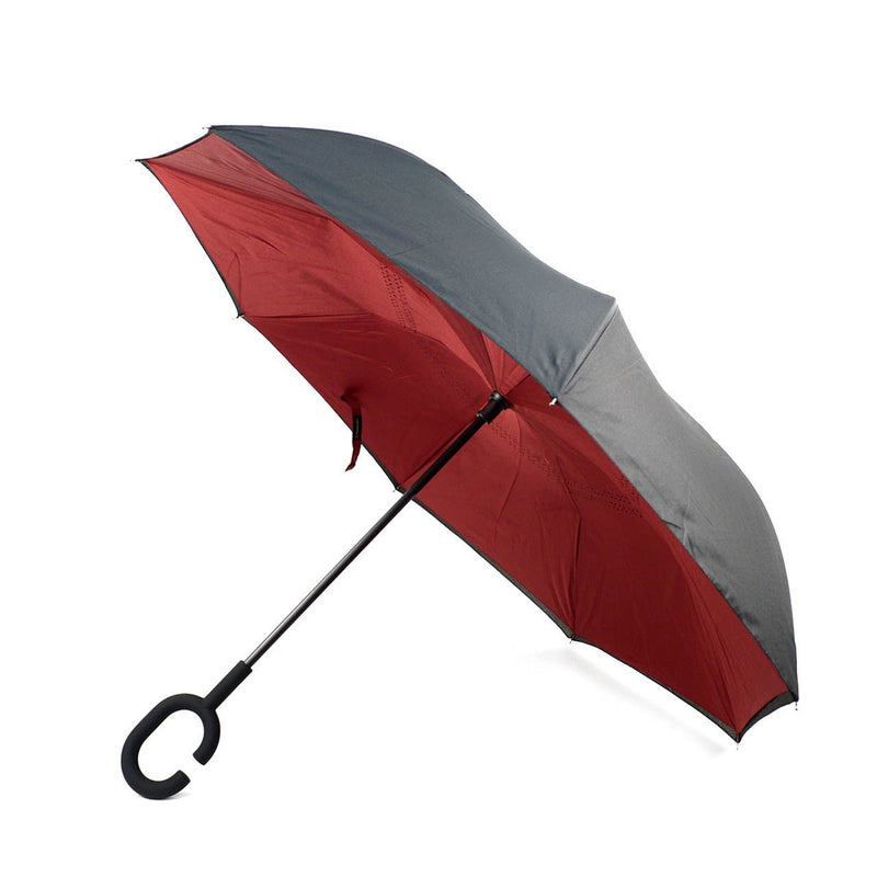 Solid Color Double Layer Inverted Umbrella - UM18055 - Bundle Bus