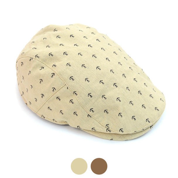 Spring/Summer Anchor Pattern Ivy Hat with Snap Button - ISS1815/16 - Bundle Bus