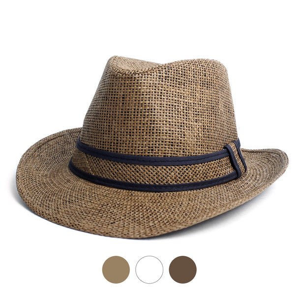 Spring/Summer Fashion Panama Fedora Hat - H180602 - Bundle Bus