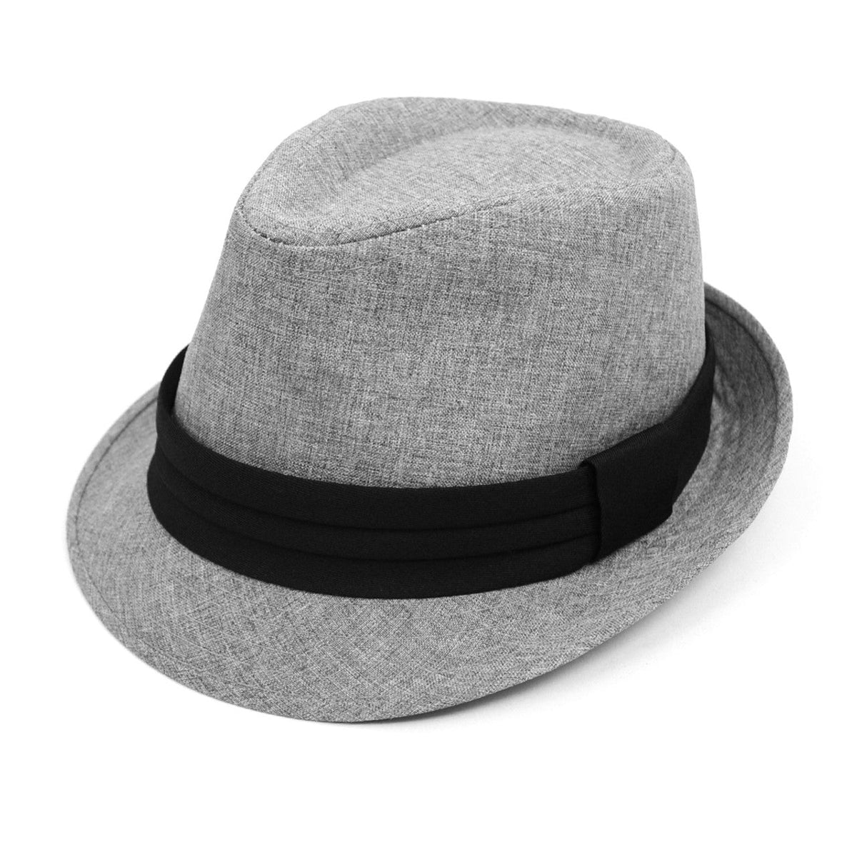 Spring/Summer Fashion Trilby Fedora with Black Band -FSS17116 - Bundle Bus