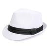 Spring/Summer Fashion Trilby Fedora with Black Band -FSS17116 - Bundle Bus