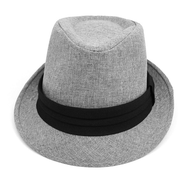 Spring/Summer Fashion Trilby Fedora with Black Band -FSS17116 - Bundle Bus