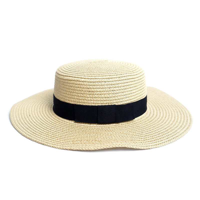 Spring/Summer Flat Top Wide Brim Women's Hat -- LFH190100 - Bundle Bus