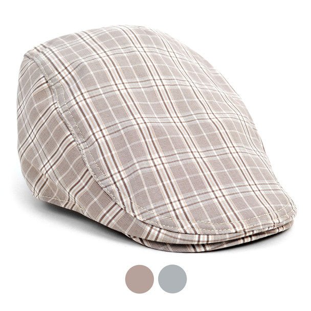 Spring/Summer Plaid Classic Ivy Hat - ISS1810 - Bundle Bus