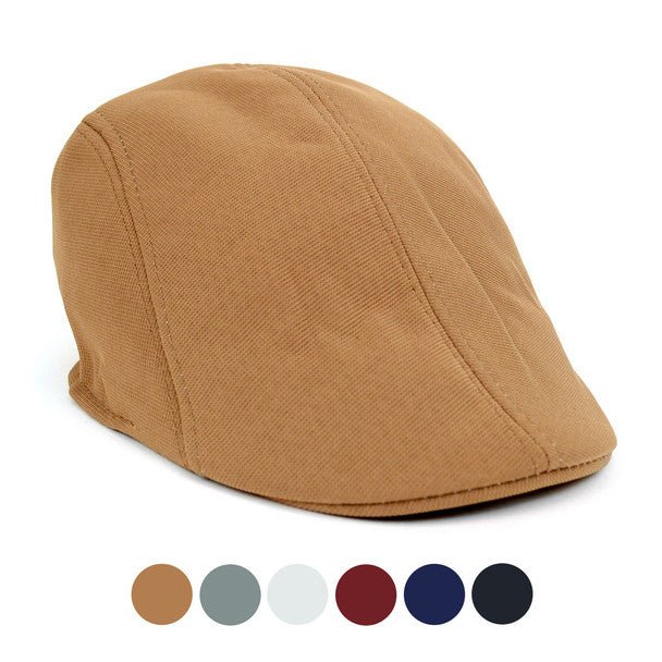 Spring/Summer Solid Color Flat Hat ISS1819 - Bundle Bus