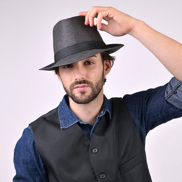 Spring/Summer Wide Brim Fedora Hat - H180601 - Bundle Bus