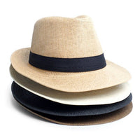 Spring/Summer Wide Brim Fedora Hat - H180601 - Bundle Bus