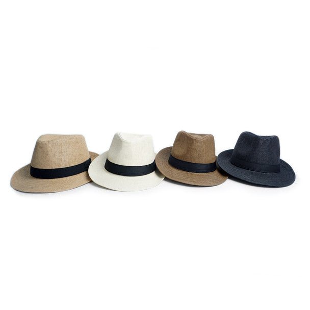 Spring/Summer Wide Brim Fedora Hat - H180601 - Bundle Bus