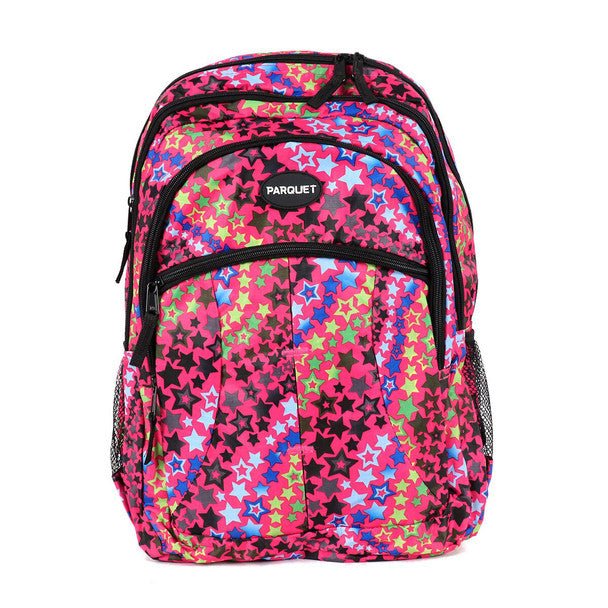 Star Pattern Pink Novelty Backpack-NVBP-32 - Bundle Bus