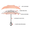 Stripe Reverse Open Inverted Umbrella- IUM18112-CRL - Bundle Bus