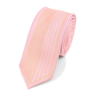 Striped Microfiber Poly Woven 2.25" Slim Panel Tie MPPW1626 - Bundle Bus