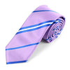 Striped Microfiber Poly Woven 2.25" Slim Tie - MPWS5722 - Bundle Bus