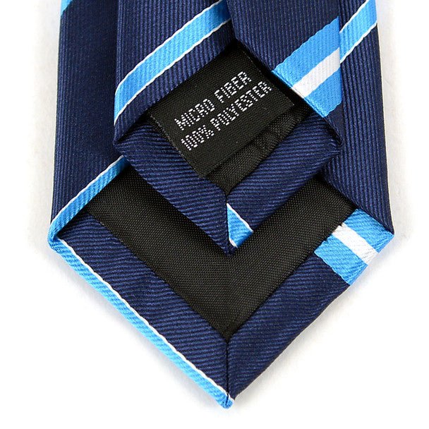 Striped Microfiber Poly Woven 2.25" Slim Tie - MPWS5722 - Bundle Bus