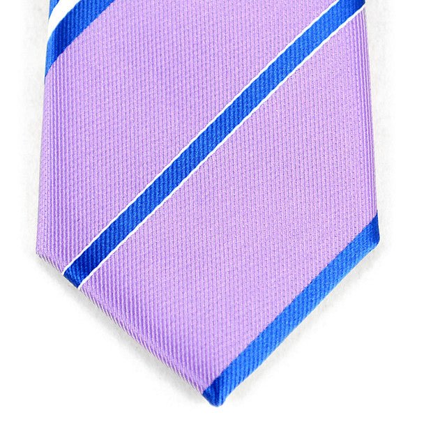 Striped Microfiber Poly Woven 2.25" Slim Tie - MPWS5722 - Bundle Bus