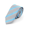 Striped Microfiber Poly Woven 2.25" Slim Tie - MPWS5901 - Bundle Bus