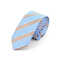 Striped Microfiber Poly Woven 2.25" Slim Tie - MPWS5901 - Bundle Bus