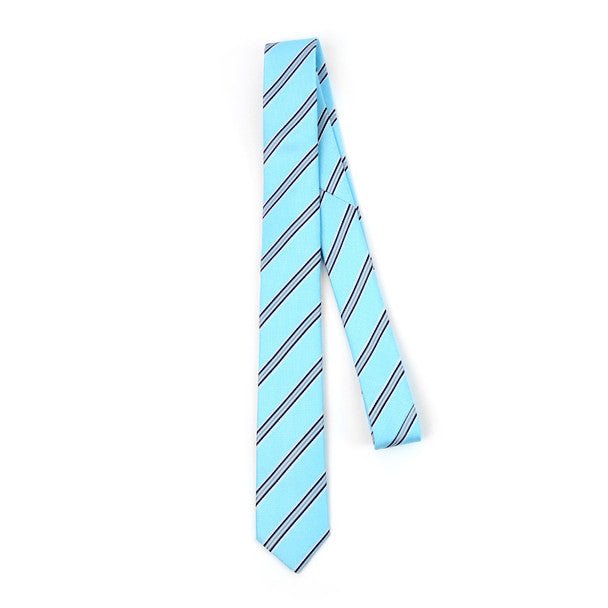 Striped Microfiber Poly Woven 2.25" Slim Tie - MPWS5901 - Bundle Bus