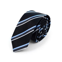 Striped Microfiber Poly Woven 2.25" Slim Tie - MPWS5903 - Bundle Bus