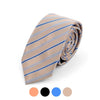 Striped Microfiber Poly Woven 2.25" Slim Tie - MPWS5905 - Bundle Bus