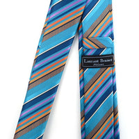 Striped Microfiber Poly Woven 2.25" Slim Tie - MPWS5921 - Bundle Bus