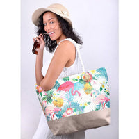 Summer Tropical Rhinestone Ladies Tote Bag - LTBG1209 - Bundle Bus