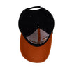 Texas Brown & Black 3D Embroidered Baseball Cap, Hat EBC10304 - Bundle Bus