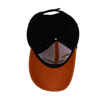 Texas Brown & Black 3D Embroidered Baseball Cap, Hat EBC10304 - Bundle Bus