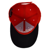 Texas Red & Black 3D Embroidered Baseball Cap, Hat EBC10288 - Bundle Bus